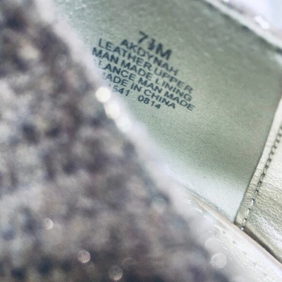 Anne Klein ~ Platform Heels Open Toe ~ Metallic  7.5 Fairy Glam Coquette - Picture 10 of 11